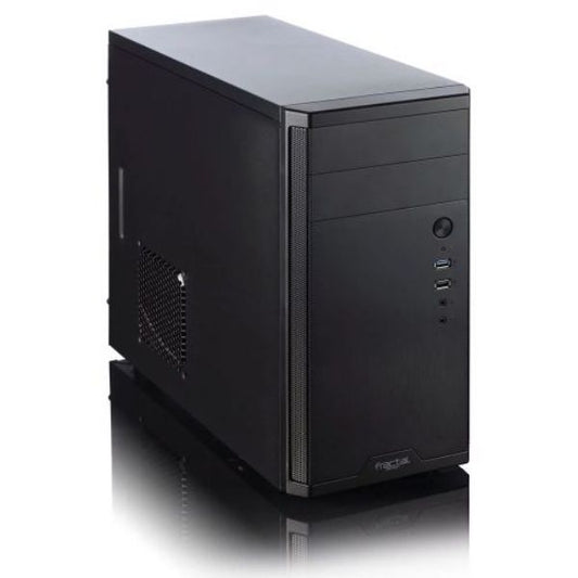 Fractal Design Core 1100 Case, Micro ATX, Brushed Aluminium-look, 350mm GPU Support, No Fans, USB 3.0